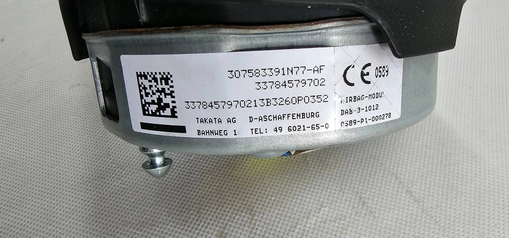 фото №7, Bmw 3 f30 f31 подушка безопасности водителя левый org fv