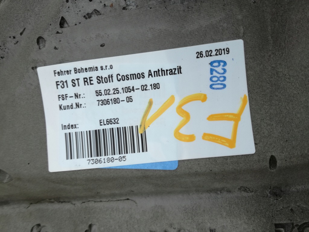 фото №6, Bmw f31 обшивка сидіння задня правий лівий