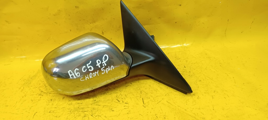 фото №13, Зеркало el.prawe audi a6 c5 хром 5контакты 97-03r