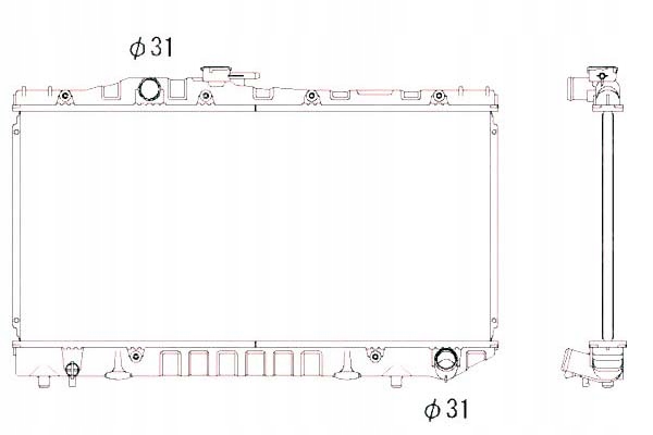фото №1, Nrf радиатор двигателя toyota carina ii celica 2.0
