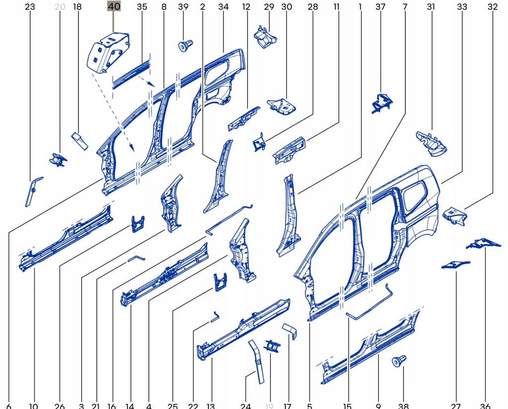 фото №15, Засувка двері бокових renault kangoo iii 765949277r