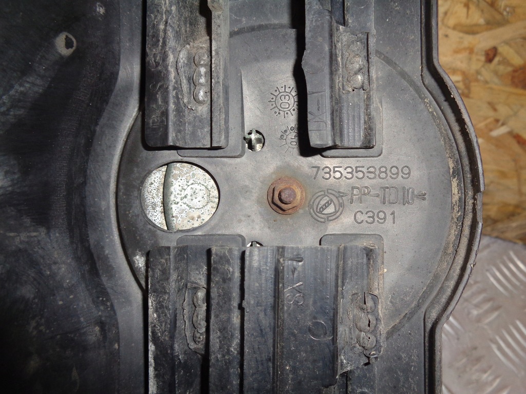 фото №8, Решітка радіатора решітка радіатора радіатора 541 fiat panda ii 2 03-12