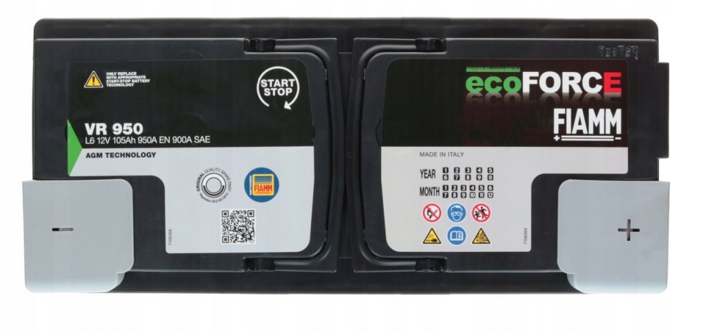 фото №1, Аккумулятор fiamm ecoforce vr950 12v 105ah 950a agm
