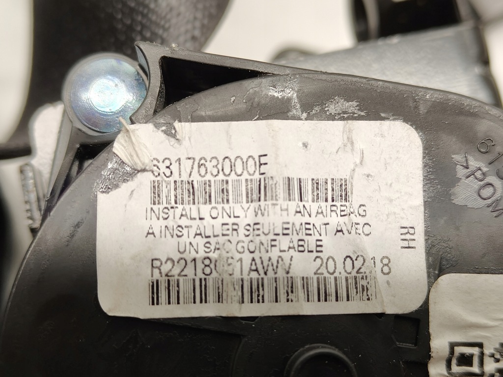 фото №10, Jeep compass ii ремни безопасности передние оригинал seat ремни 16-20