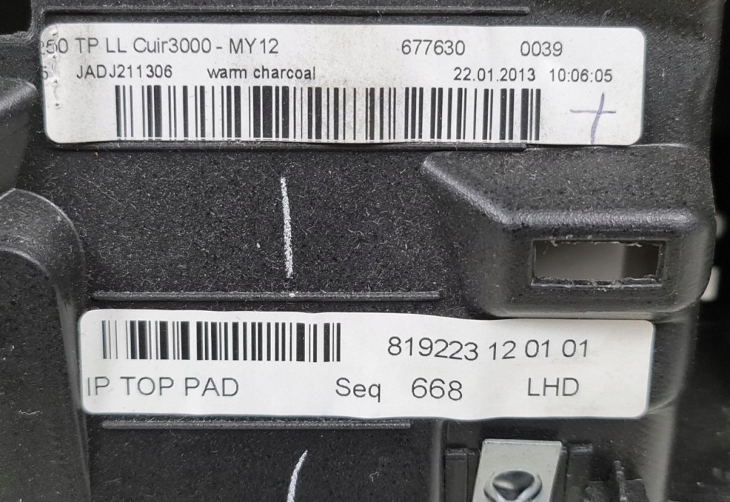 фото №8, Панель приладів консоль подушка безпеки jaguar xf x250 lift europa