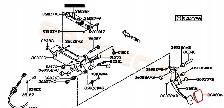 фото №9, Захист накладка педалі гальма/зчеплення subaru impreza sti 01-07