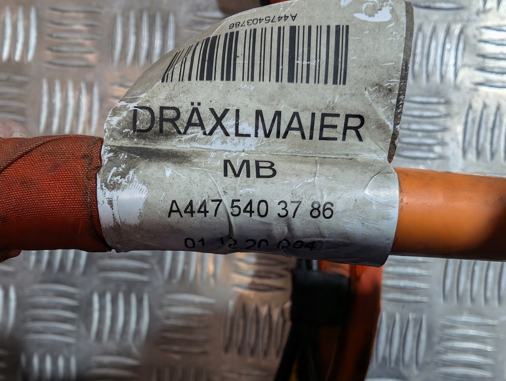 фото №13, Mercedes v klasa w447 шланг заряджання роз'єм заряджання a4475403786