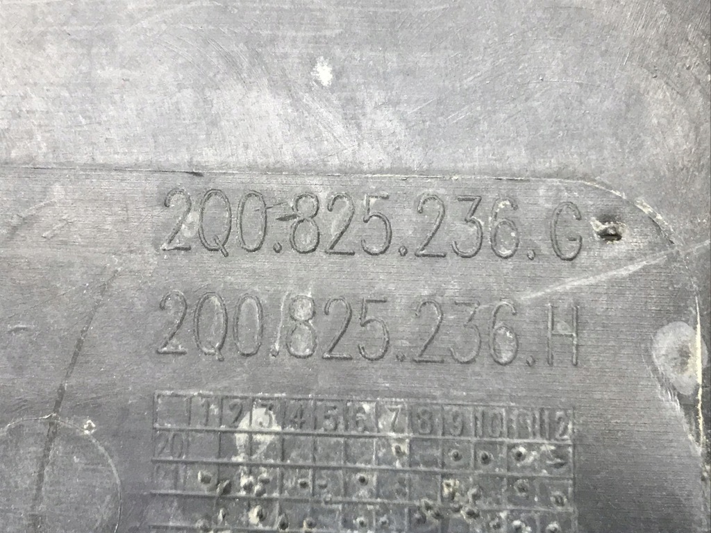 фото №9, Vw audi seat skoda 2q0 t-cross polo 2g fabia 2q0825236g плита pod двигатель