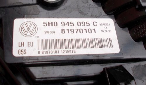 фото №9, Vw golf viii 8 лампа led задняя левый оригинал