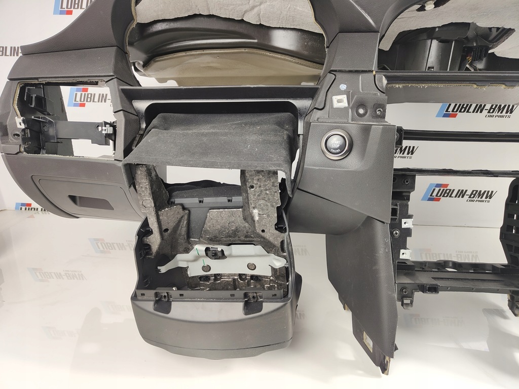 фото №7, Bmw e60 e61 приборная панель приборная консоль запуск стоп + cup holdery