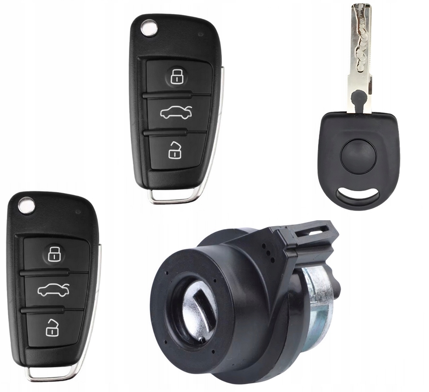 фото №1, Замок зажигания вкладка вкладыш замка зажигания audi a3 8p 2003-2013 plus 3 ключи