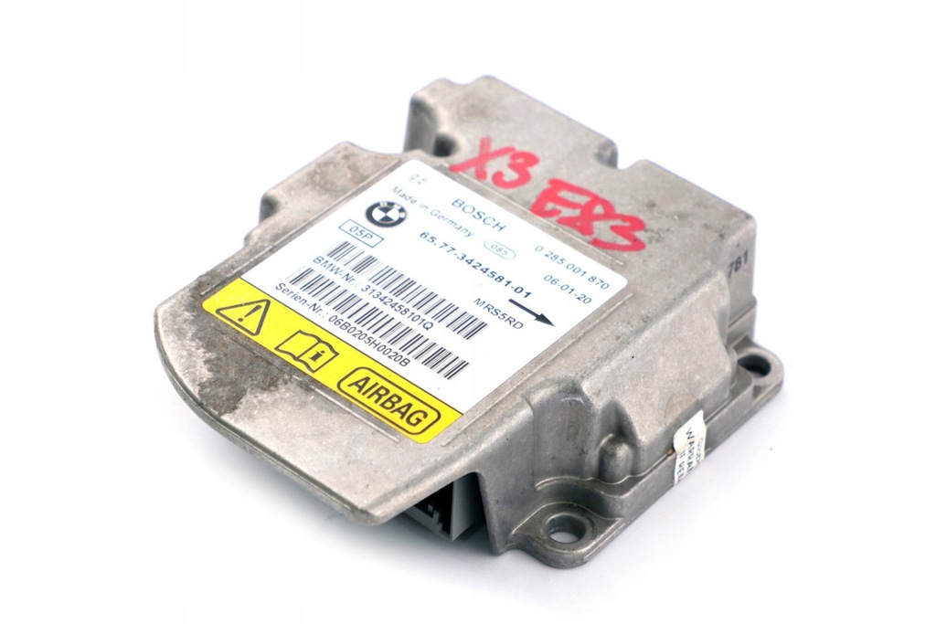 фото №4, Bmw x3 e83 модуль блок управления датчик подушки безопасности подушка безопасности