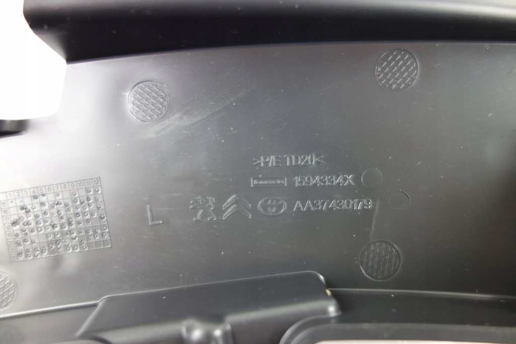 фото №10, Кронштейн направляющая бампера toyota proace 2016- левый