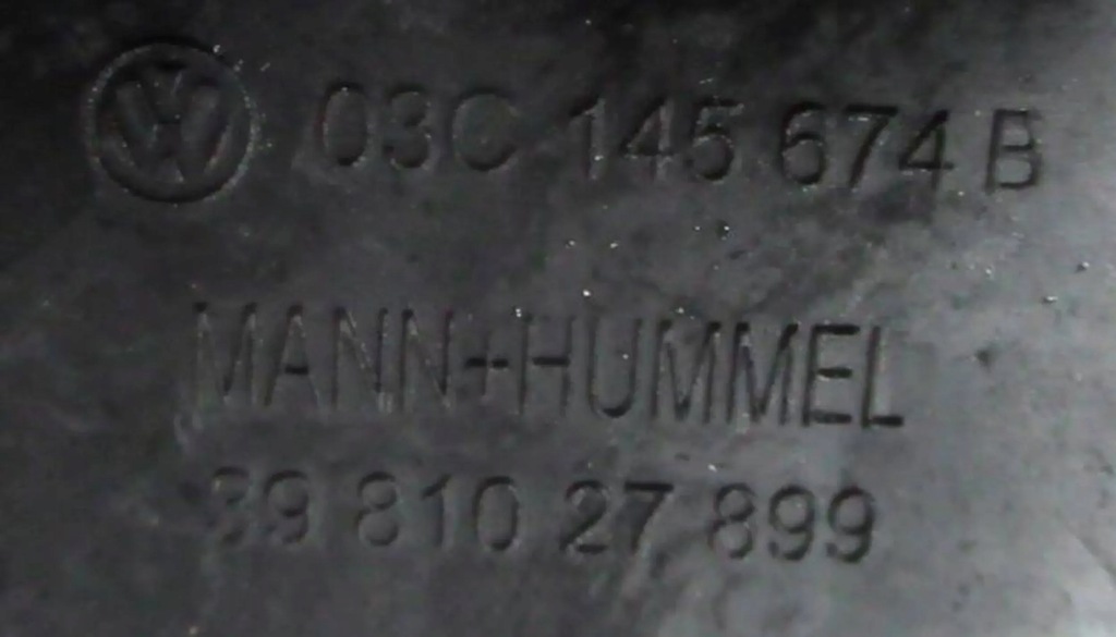 фото №3, Vw golf vi plus + 1.4 tsi труба wąż шланг воздуха 03c145674b