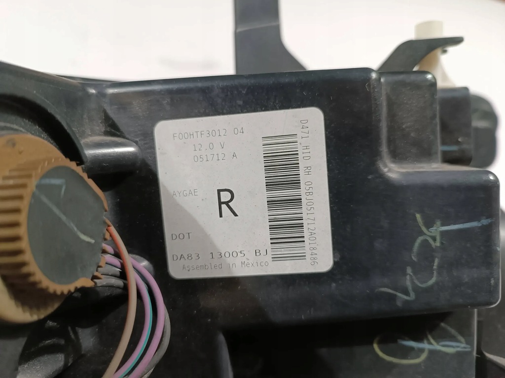 фото №11, Лампа правая передняя перед ксенон фара ford flex 2013-