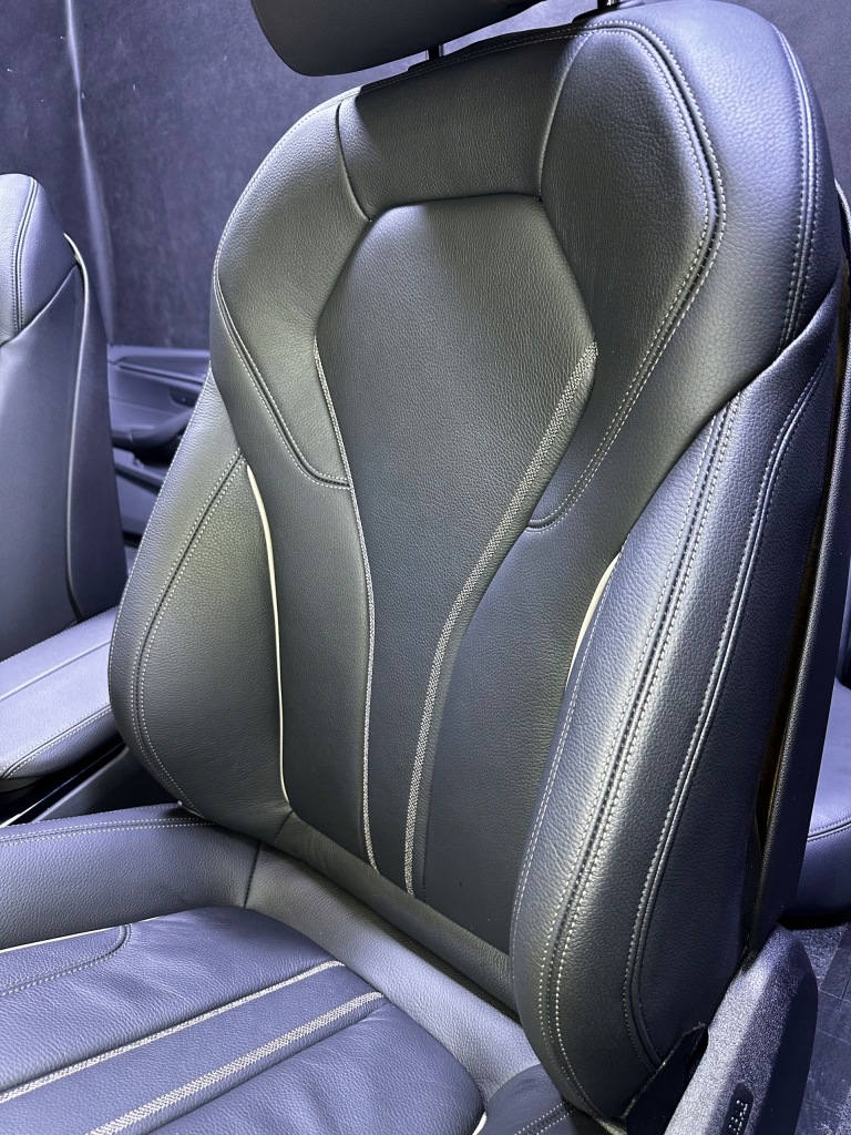 фото №8, Bmw g30 lci m-pakiet сиденья середина заднее сиденье салон кожа lcfk dakota czarna