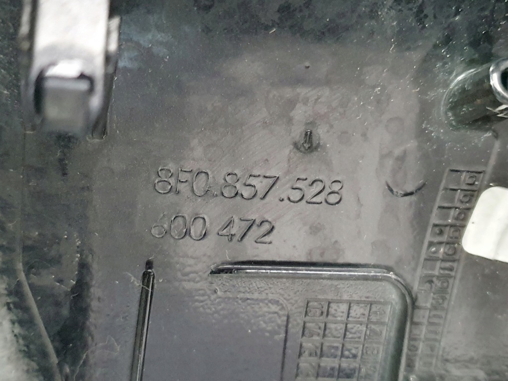 Корпус дзеркало правий audi a4 b8 рестайлінг  a5 8t рестайлінг  чорний met Доставка