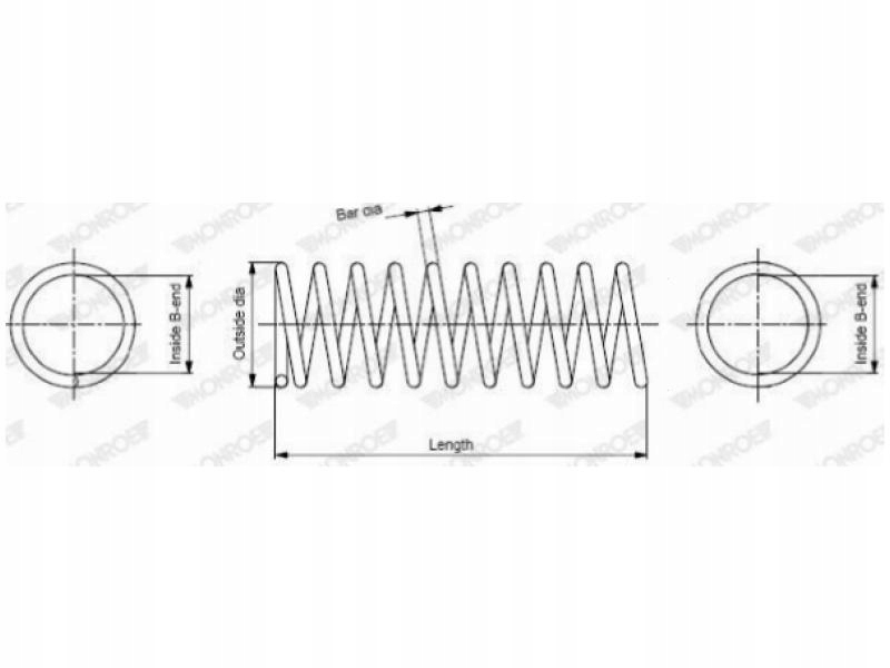 фото №2, Пружины задняя monroe sp1772