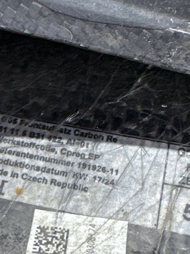 Bmw x5 g05 m performance спойлер молдинг бампера правая карбон 191926-11 Доставка