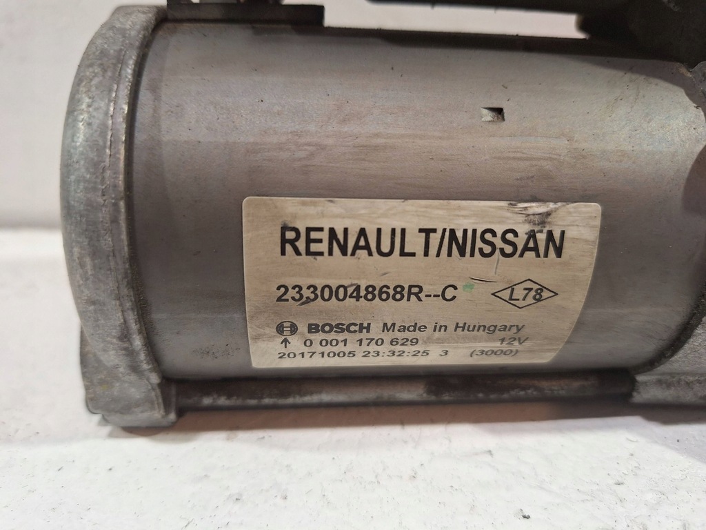 фото №5, Стартер 233004868r renault megane iv 1.5 dci 15-