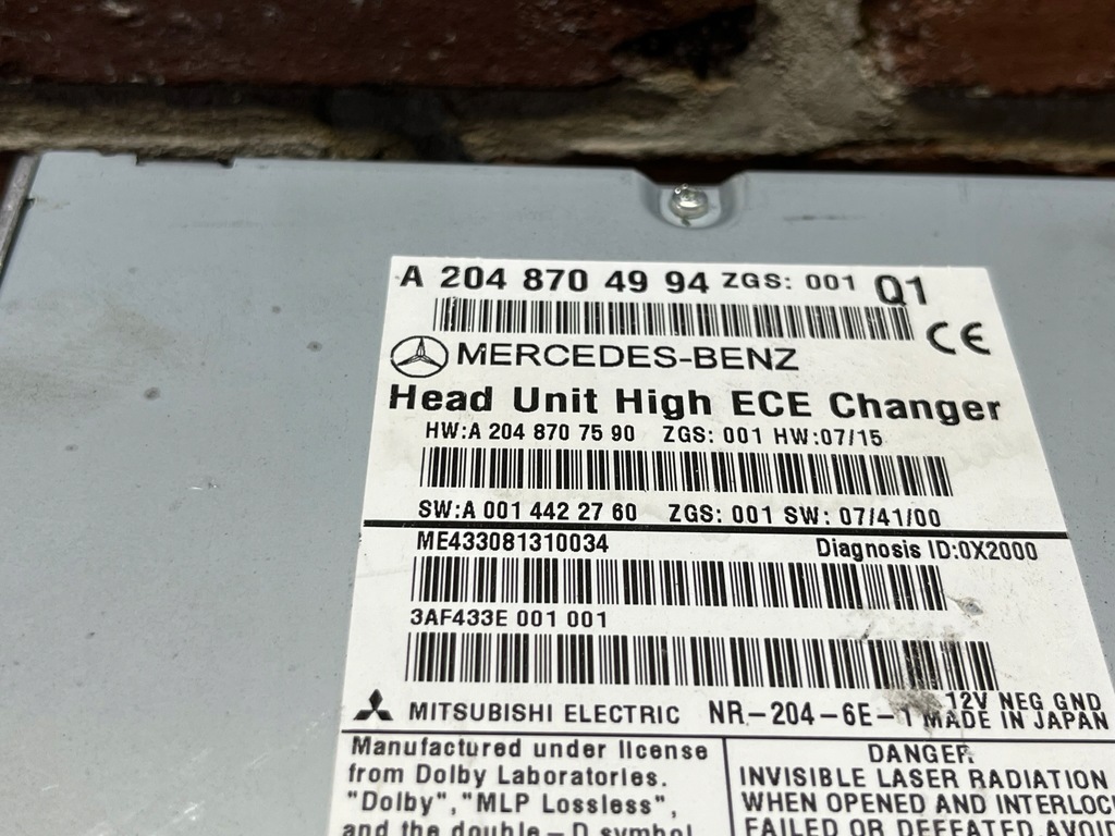 фото №4, Mercedes w204 радіо cd навігація a2048704994