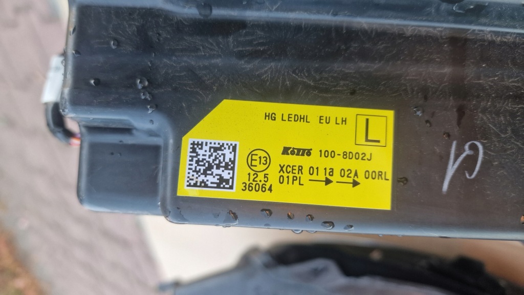 фото №8, Лампа фара правая правый перед nissan qashqai j12 iii full led europa