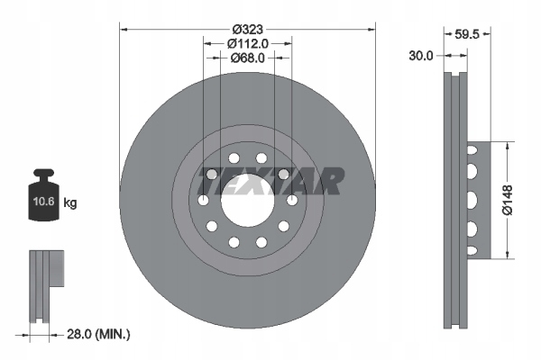 фото №3, Тормозные диски тормозные колодки перед textar audi a6 c4