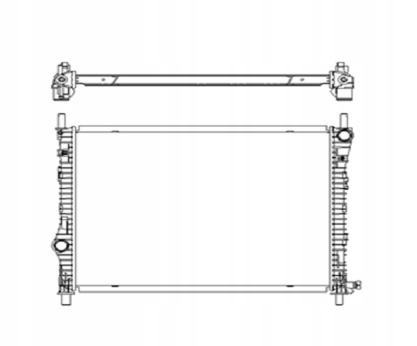 фото №1, Srline fr3z-8005a радиатор mustang