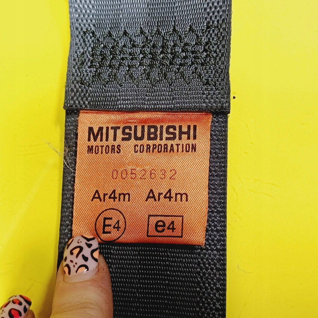 фото №5, Pas безпеки правий перед mitsubishi colt c1115 nr642