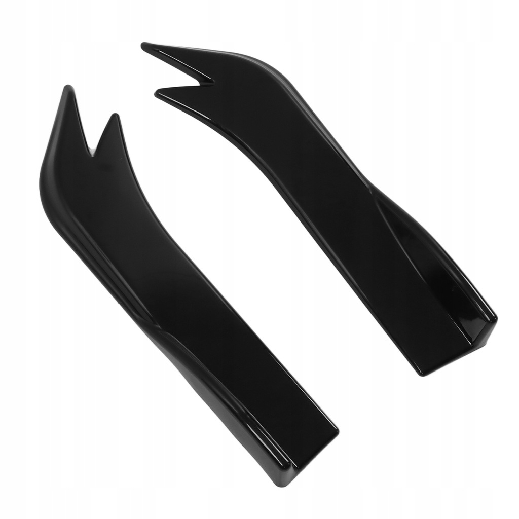 фото №14, 2 szt. автомобильный универсальный диффузор заднего бампера сплиттер jo