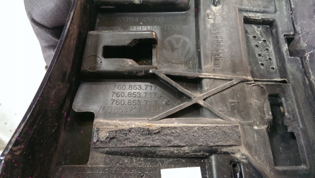 фото №9, Молдинг крыла левый перед vw touareg 3 760853717