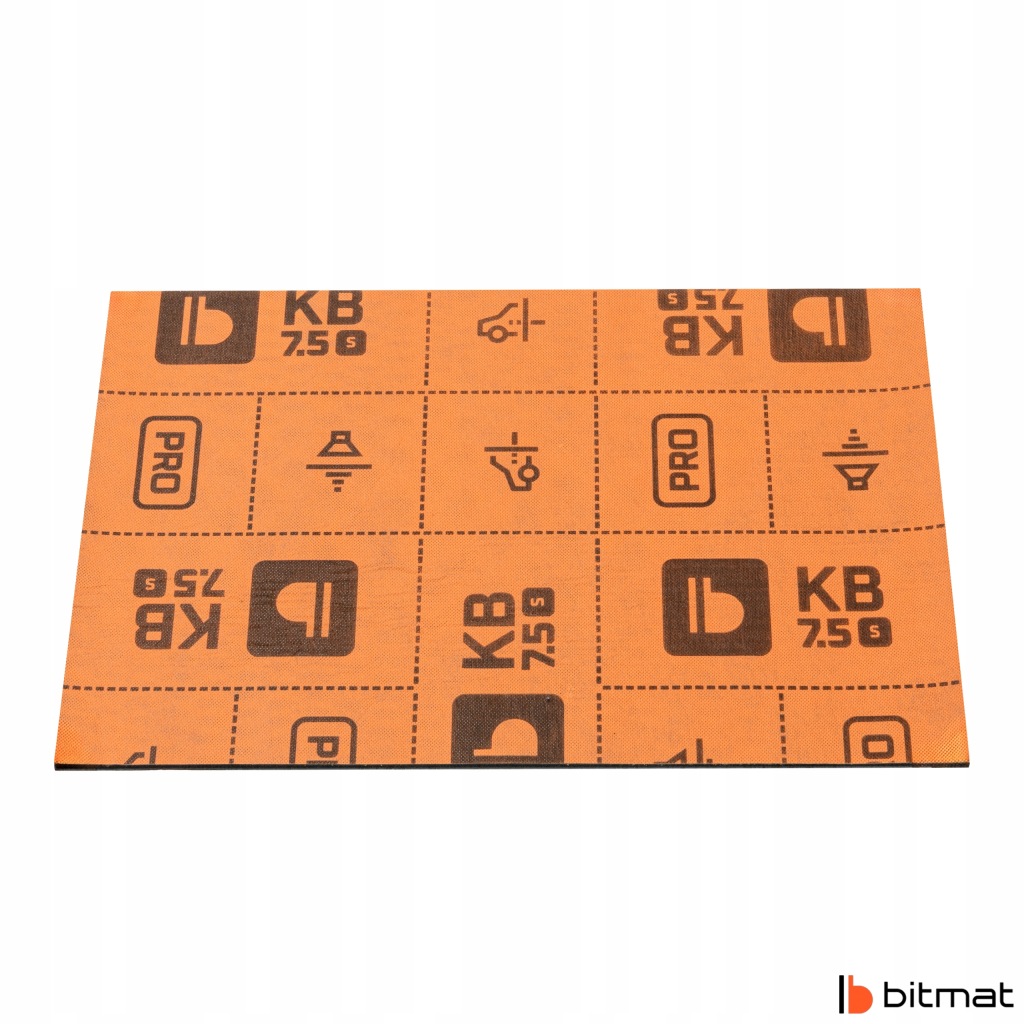 Мат шумоізоляційна wielowarstwowa kb-7,5s 7,5mm izolująca вібрації i szumy Київ