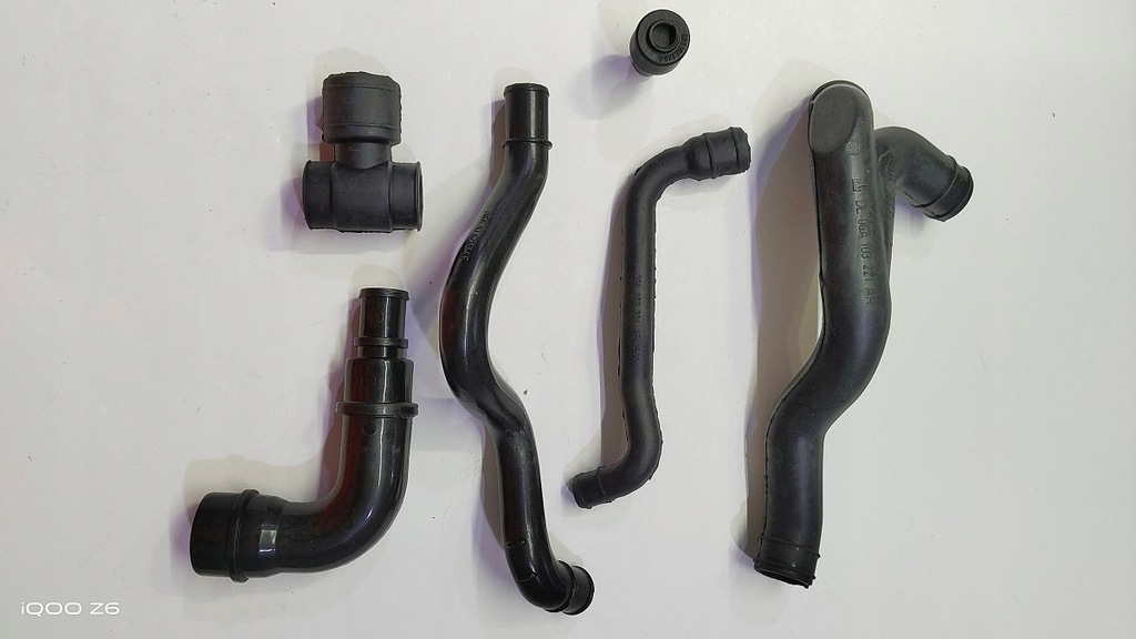 фото №13, Провода трубы шланги вентиляция картера do audi a3 a4 a6 tt 1.8t vw jetta golf 4 bora