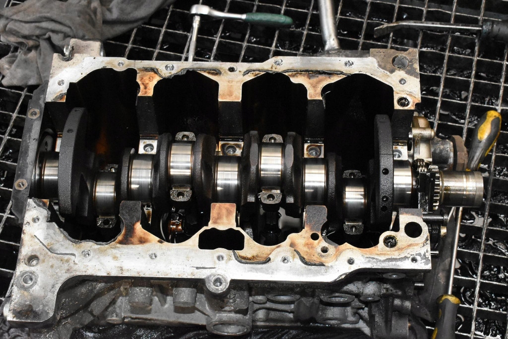 фото №15, Блок dół двигателя wał bkg vw golf 5 v 1.4 fsi 90 km 03-09