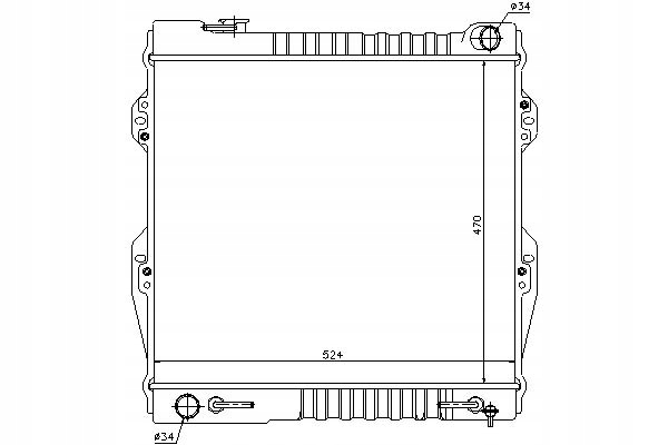 фото №1, Nissens радіатор двигуна toyota 4 runner 3.0 01.9
