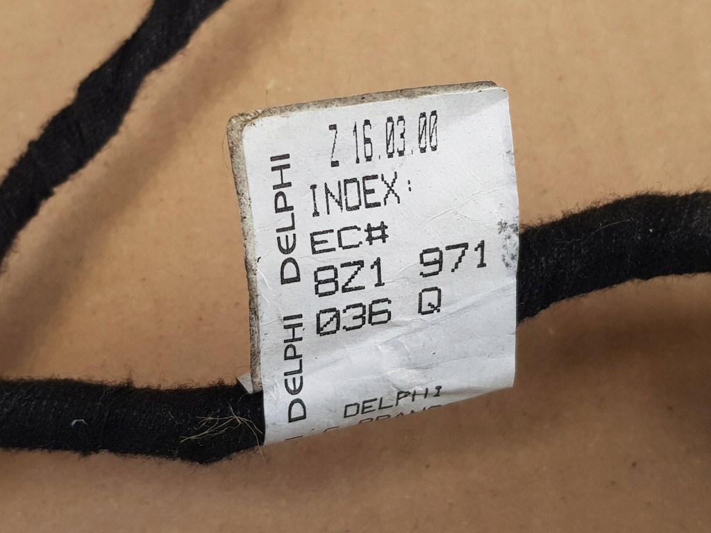 фото №10, Джгут двері правий перед / audi a2 99-05 / 8z1971036q / europa справна