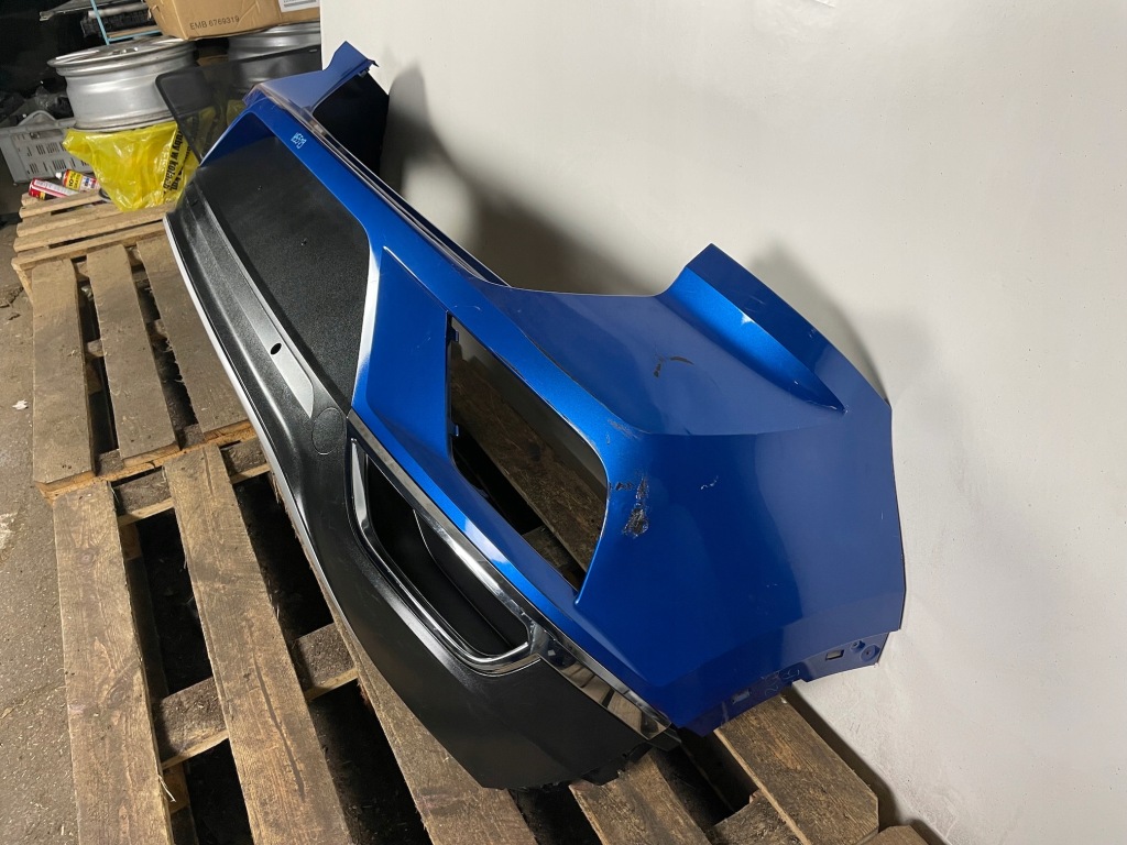 фото №2, Бампер задняя задний vw t-roc 2ga 2017- + спойлер dół