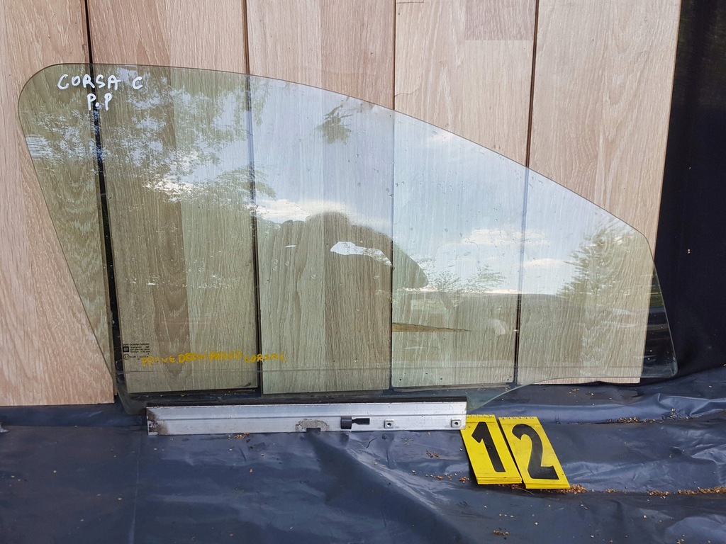 фото №1, Скло бічна права передня правий перед opel corsa c