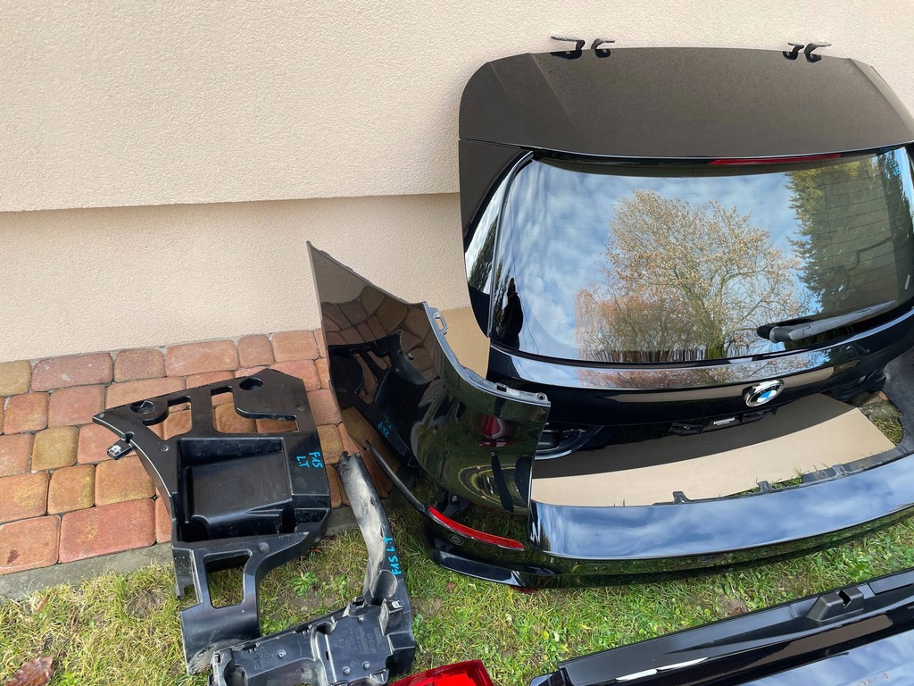 фото №9, Bmw f15 x5 кришка багажника борт лампи бампер комплект kompletny задня 475