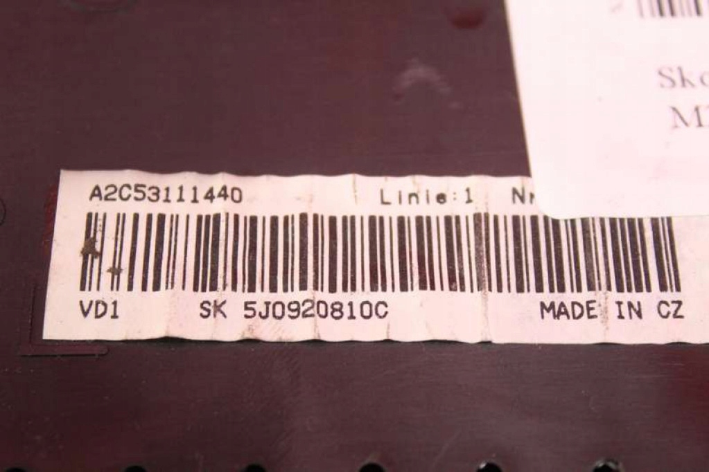 фото №7, Счетчик приборы eu 5j0920810c skoda roomster 1.4 tdi 80 km 06-10