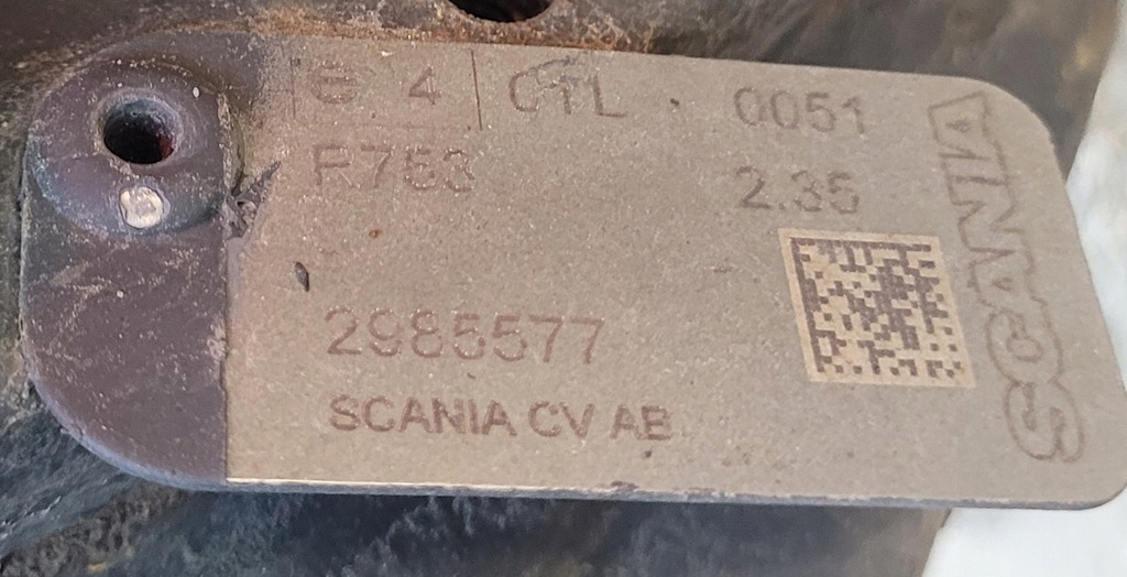 фото №2, Вкладиш міст scania r s ng r753 2.35 2985577 2021