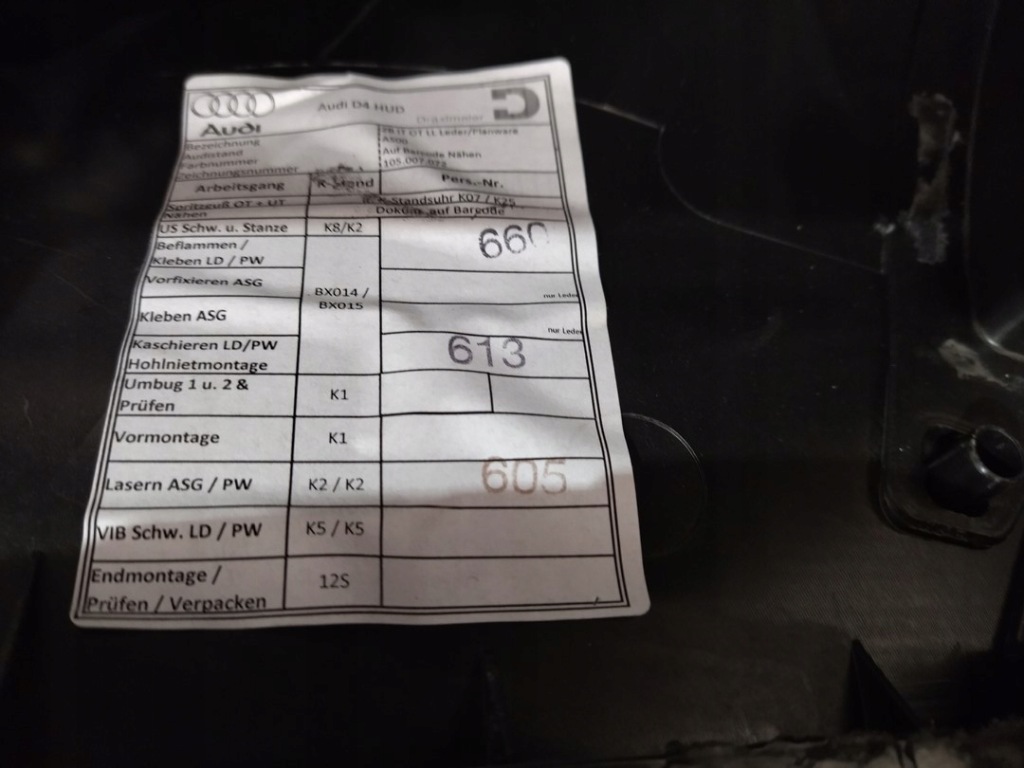 фото №15, Оригінальна панель  панель приладів приладова версія pod head up audi a8 d4 13-18r