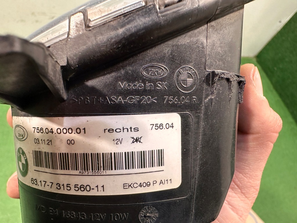 фото №12, Bmw 1 f20 3 f30 4 f32 f34 f36 протитуманна фара правий led 7315560