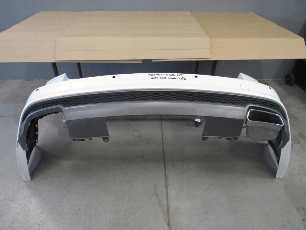 Audi a6 c7 s-line lift 2014-2018 бампер задняя kombi Недорого