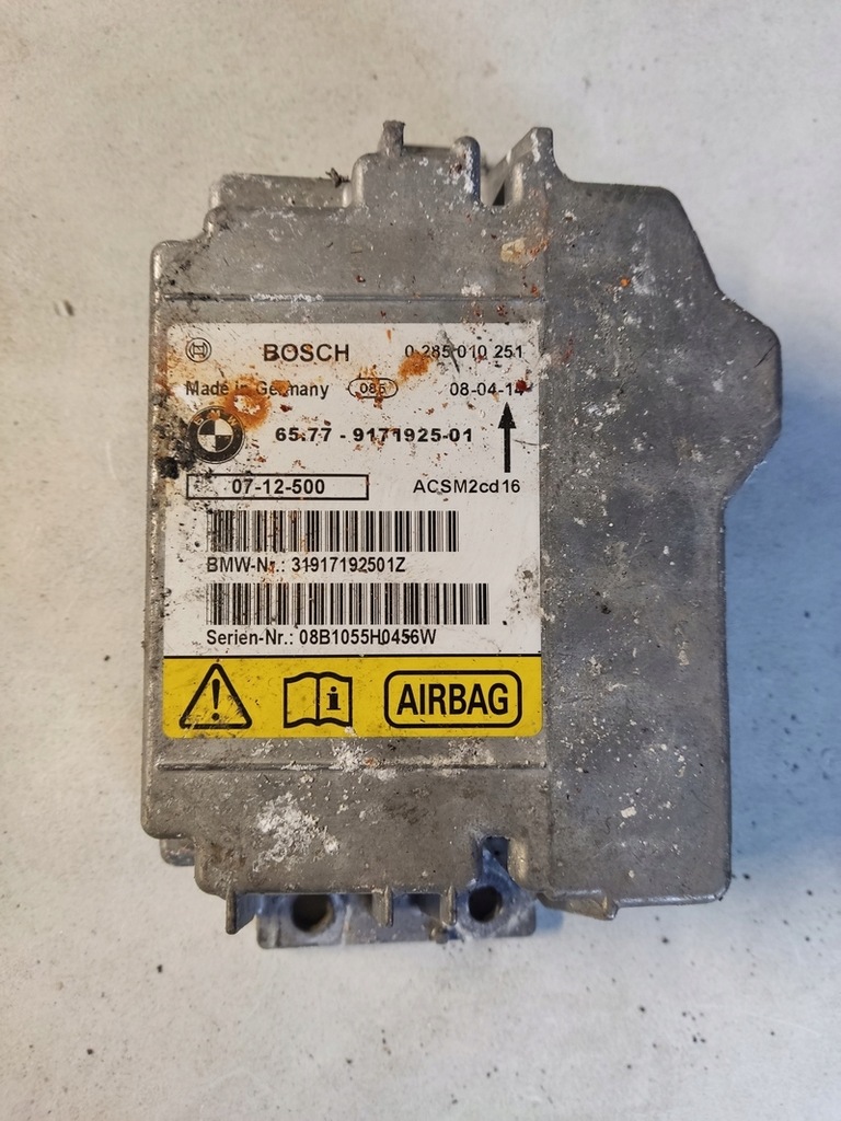 фото №1, Bmw e88 модуль датчик подушка безопасности 9171925