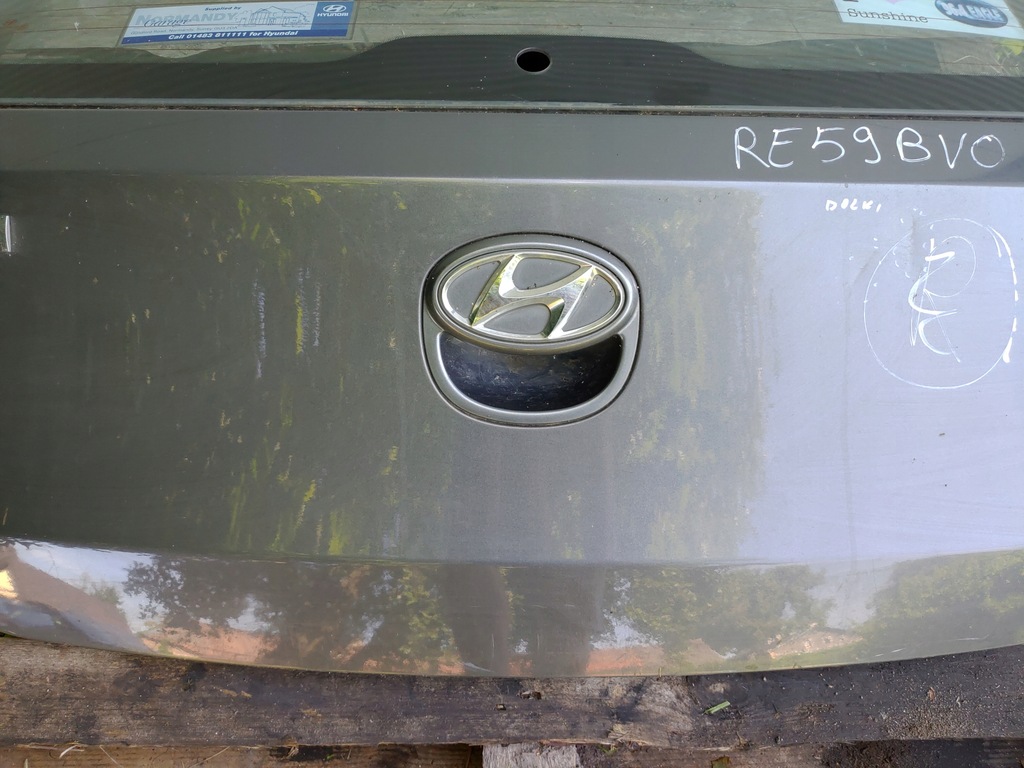фото №7, Крышка багажника багажника задняя hyundai i30 i hb 5 дверь 2007-2010 оригинал цвет 9a