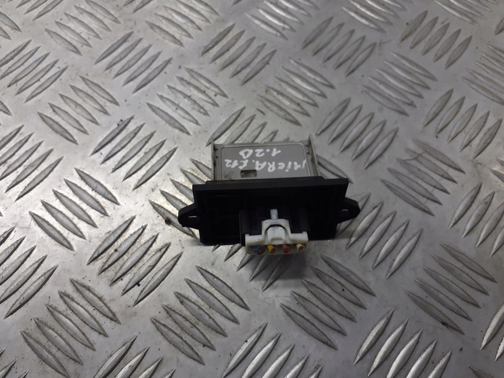 фото №1, Резистор резистор вентилятор nissan micra k12