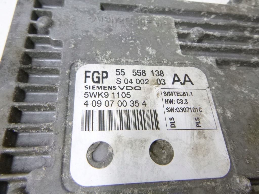 фото №14, Набор стартовый бортовой компьютер opel signum 2.2 05r.