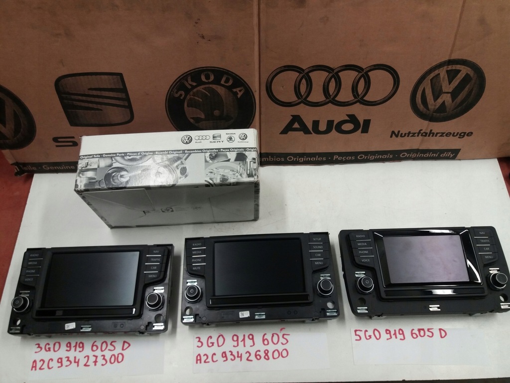 фото №1, Навигация радио экран vw passat b8 golf vii tiguan