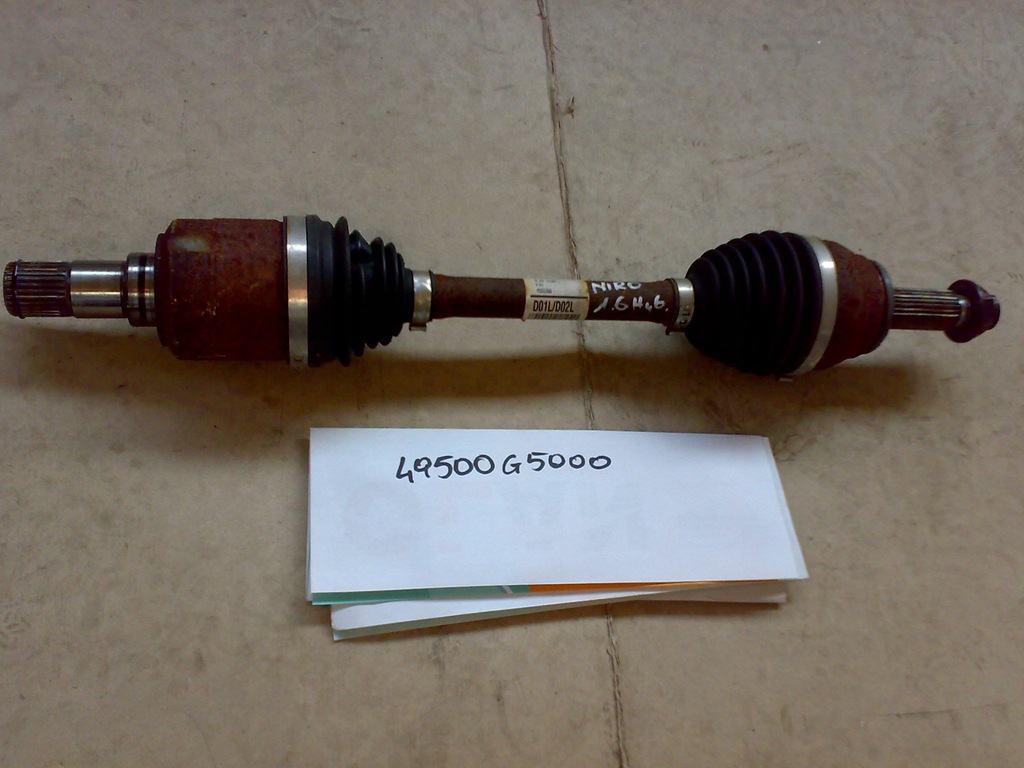 фото №1, Kia niro 2016 - привідний вал kpl. шарнір ліва 1.6 гібрид